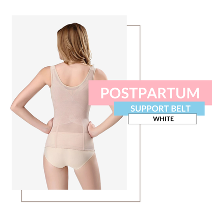 Postpartum Support Belt - White