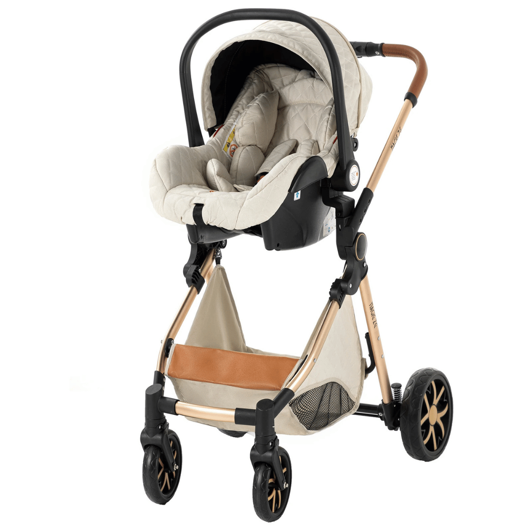 White Baby Stroller 2