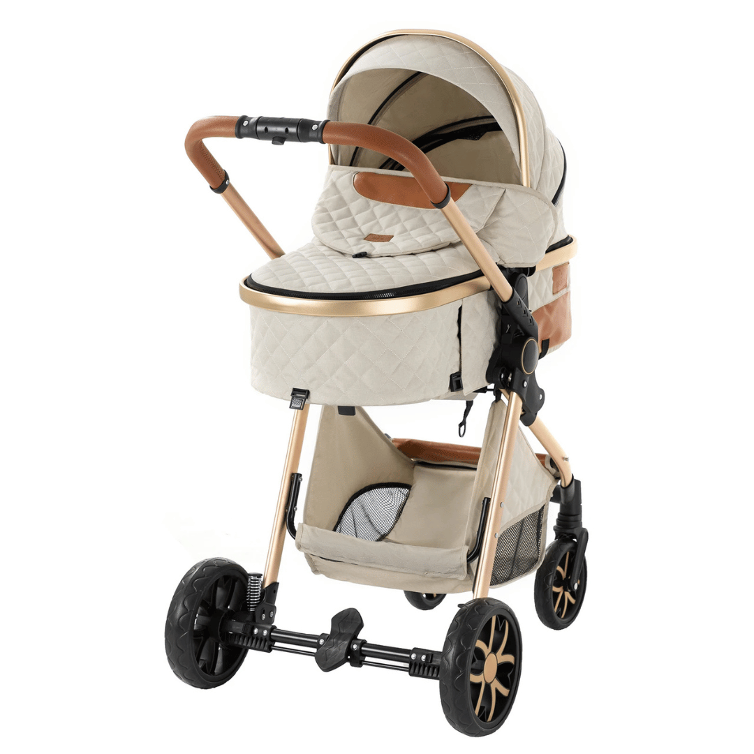 White Baby Stroller 4